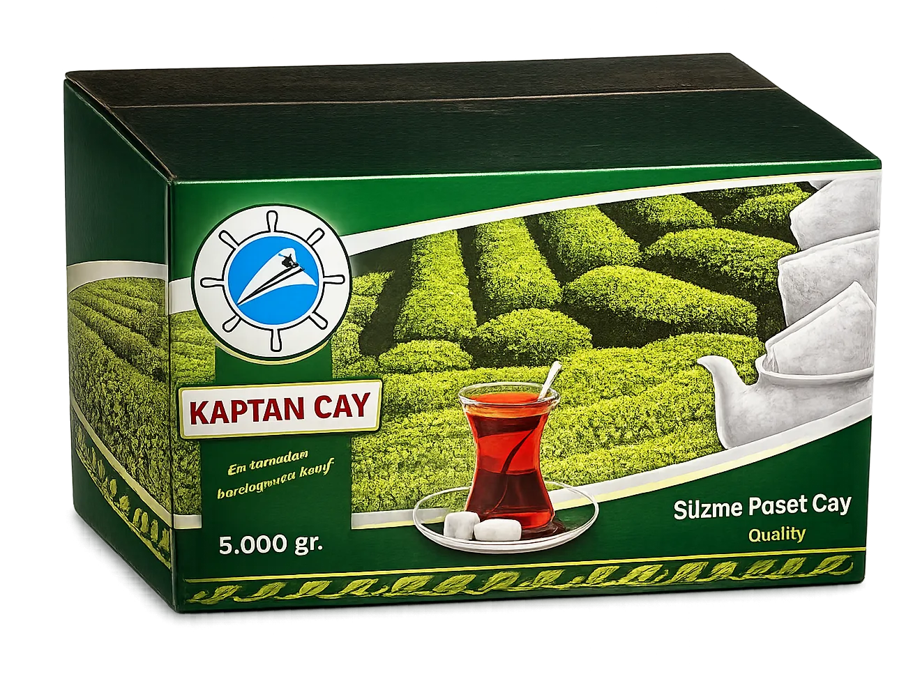 Kaptan Çay Demlik Poşet 5000gr