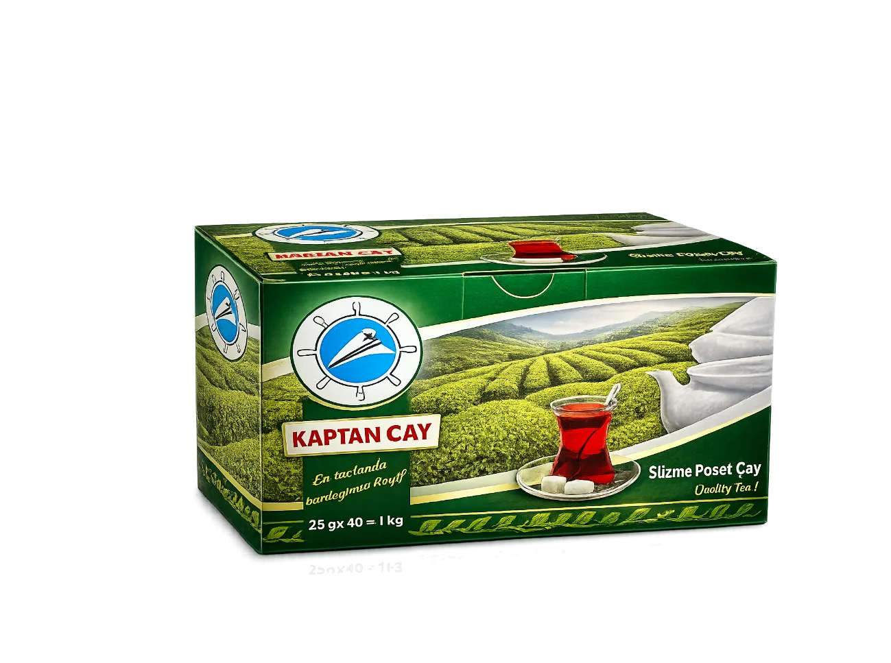 Kaptan Çay Süzme Poşet Çay 1000gr